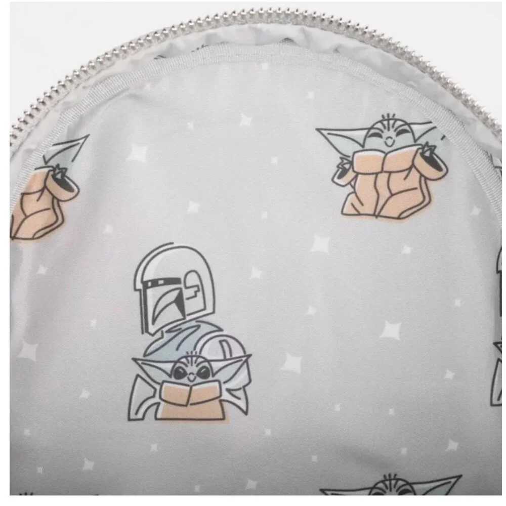 LOUNGEFLY‎ Disney Star Wars The Mandalorian & Grogu Loungefly GITD Mini Backpack